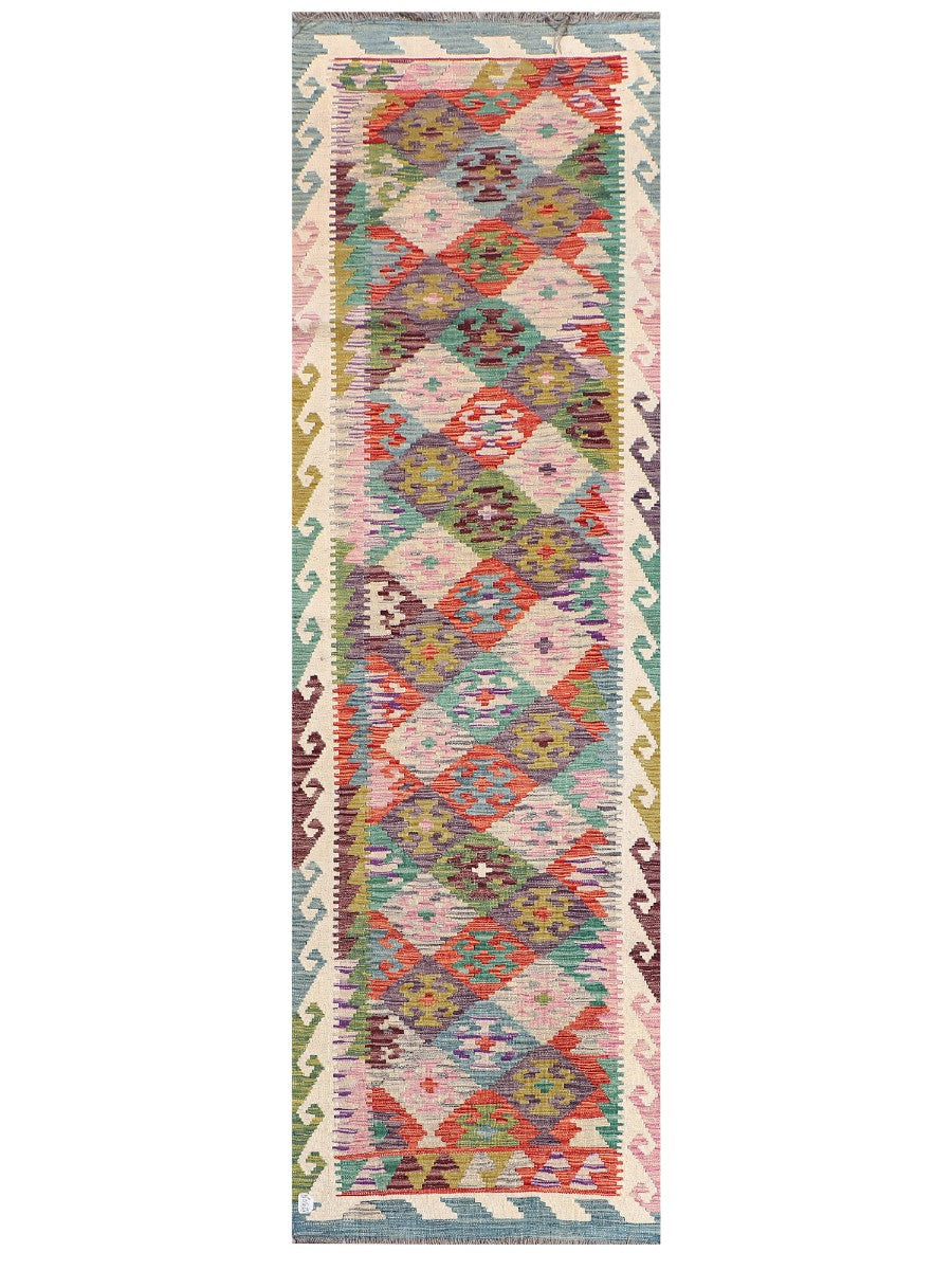 Maimana Kilim Runner - 289 x 88 cm
