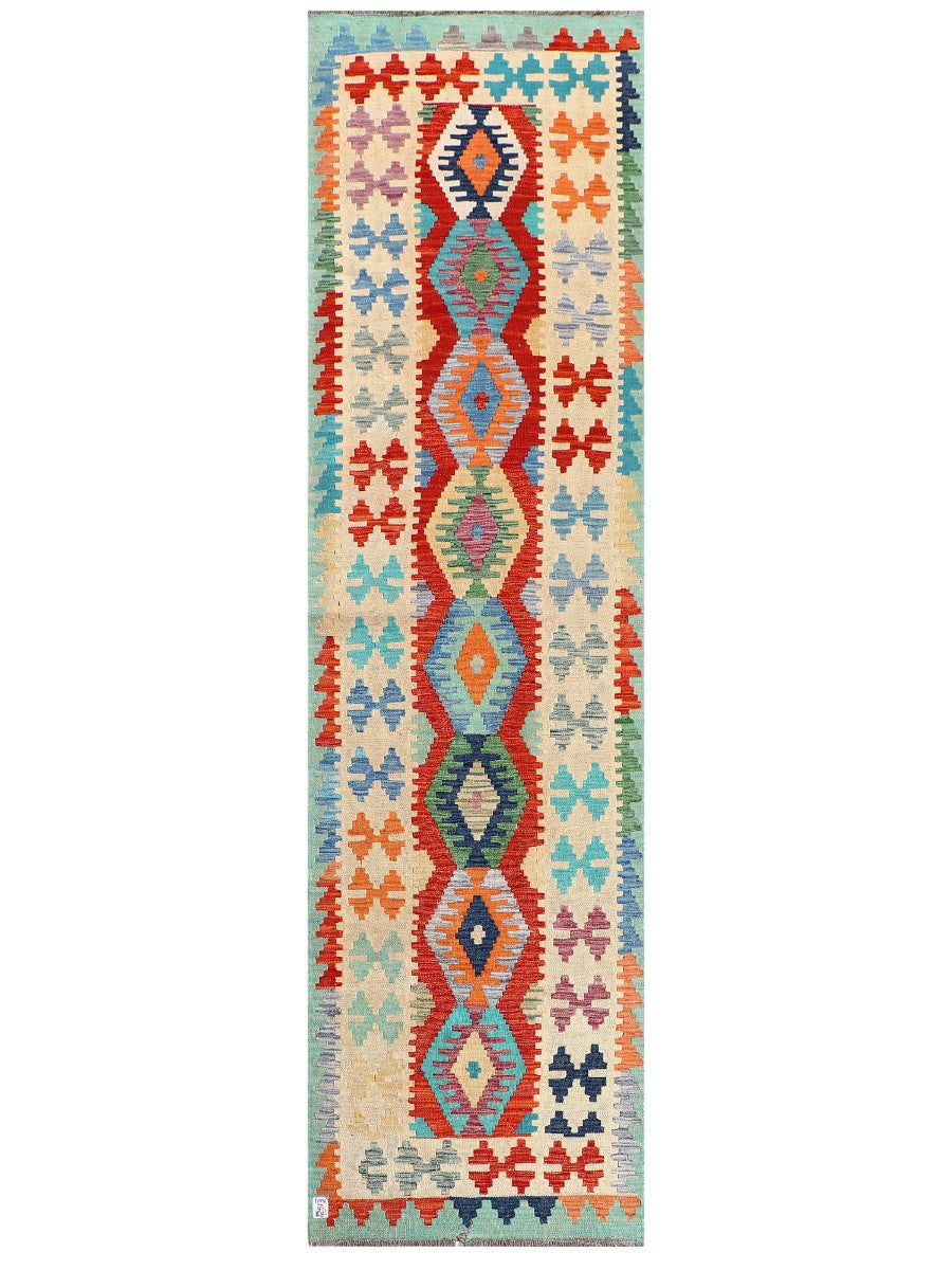 Maimana Kilim Runner - 292 x 81 cm
