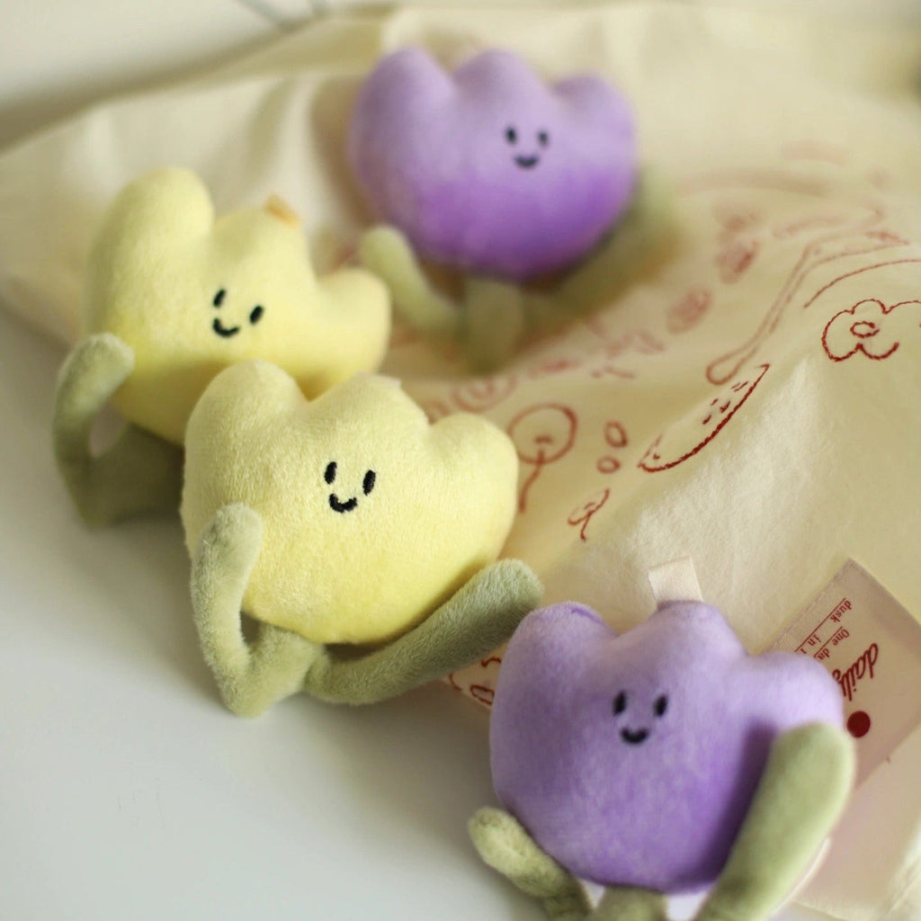 LuLuFun Studio | Plush Tulip Flower Bag Charm - Kawaii Keychain