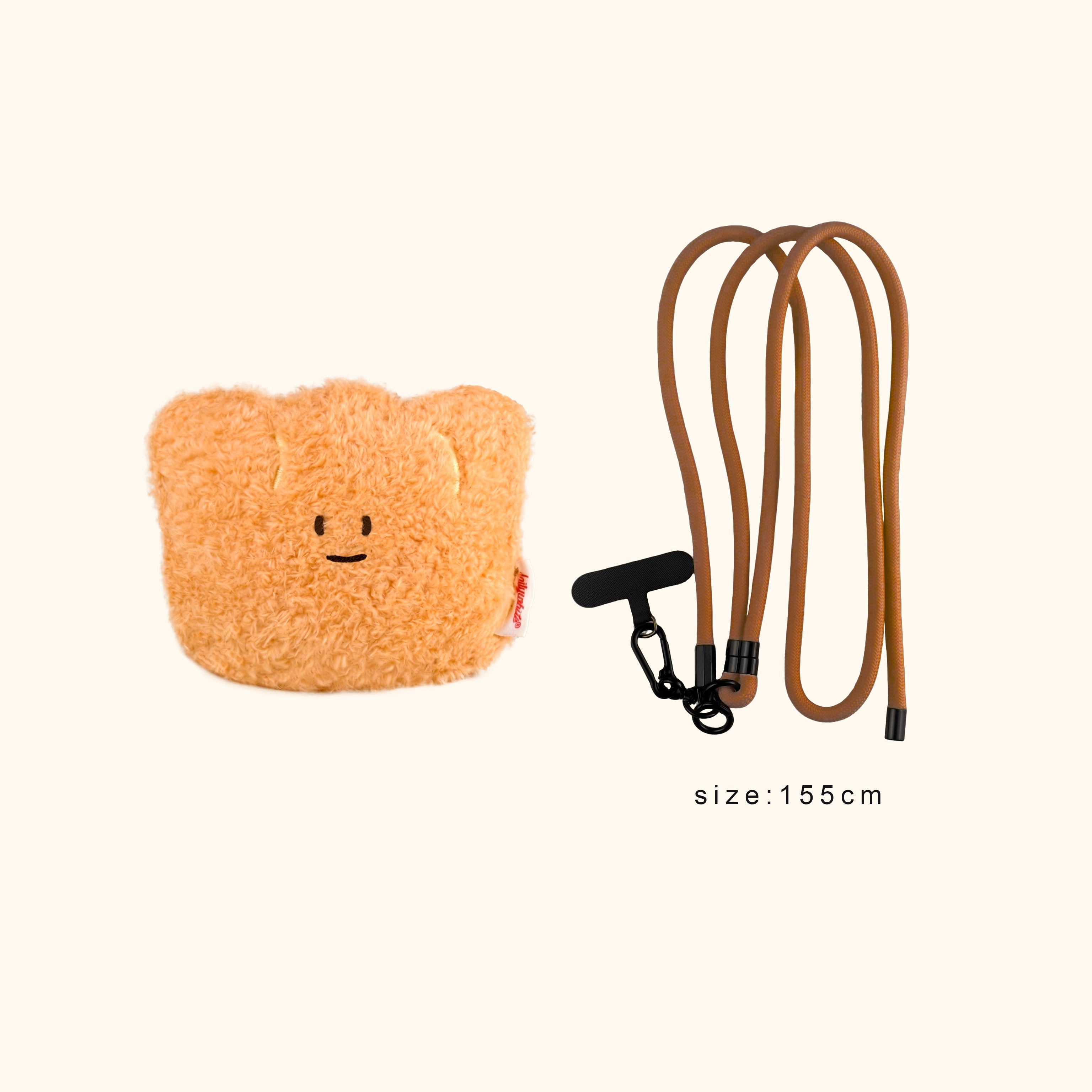 LuLuFun Studio Plush Toast Mini Bag | Cute Kawaii Small Accessory Purse