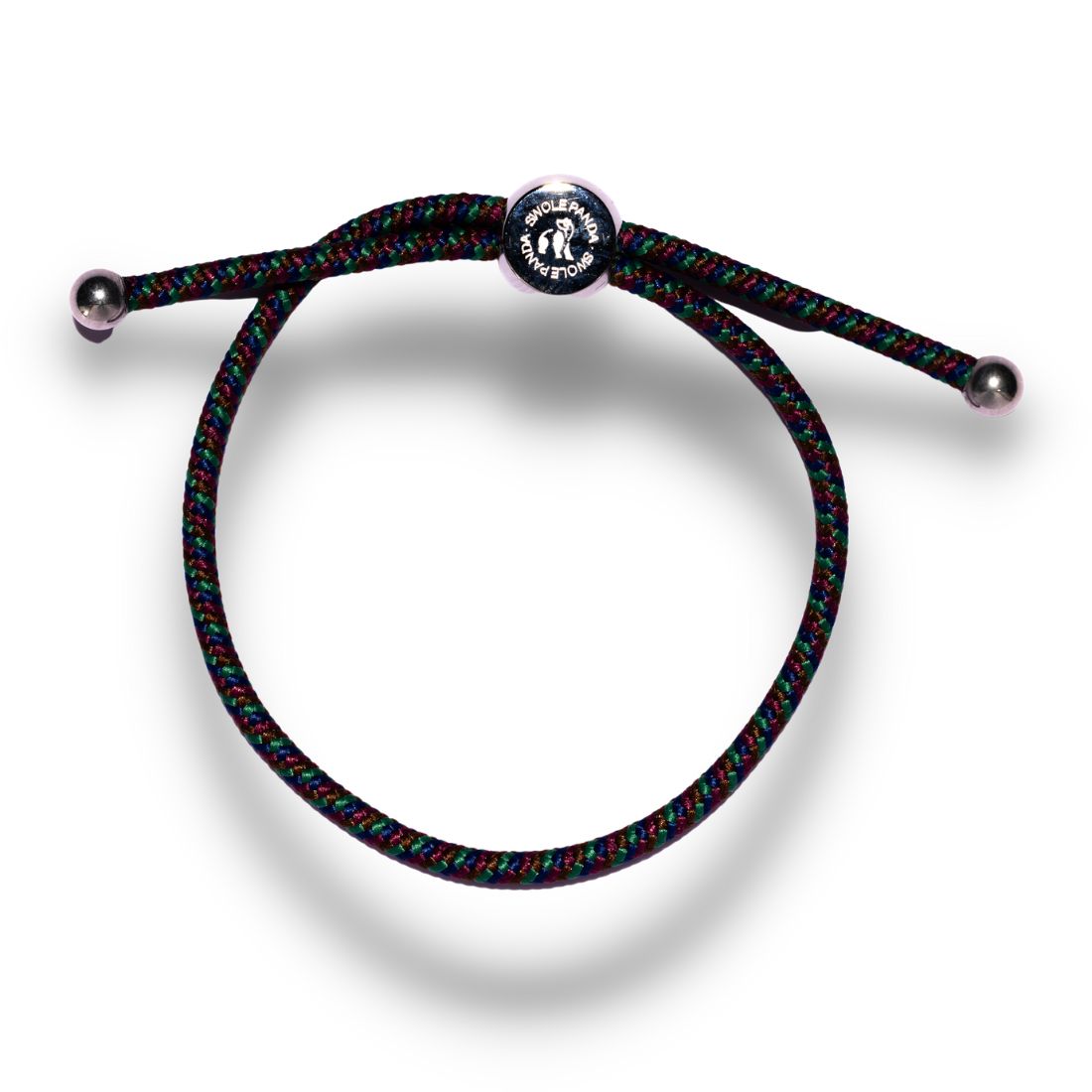 Swole Panda Green & Blue Zigzag Recycled Rope Bracelet – Unisex