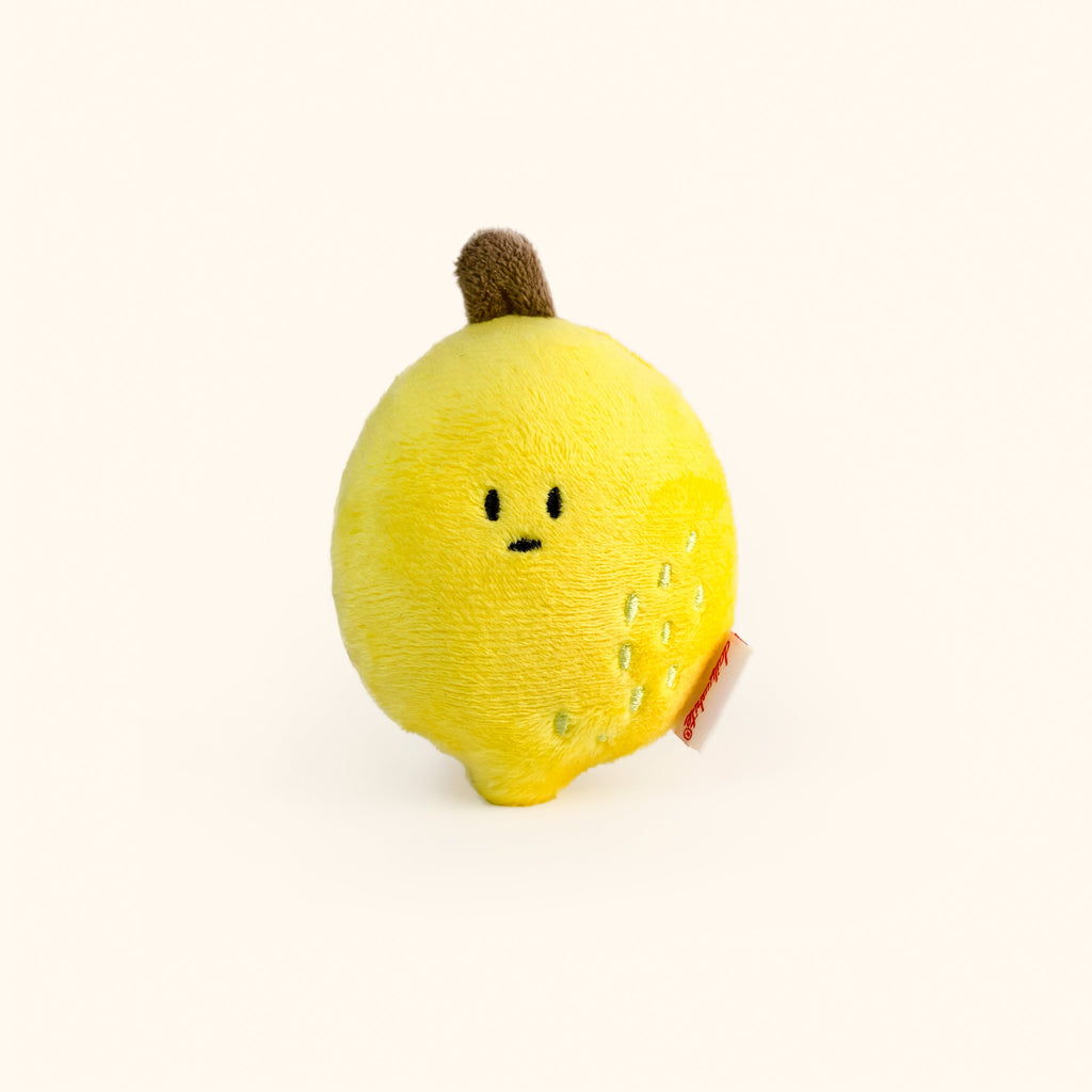 LuLuFun Studio Lemon Plush Bag Charm – Cute Yellow Kawaii Keychain