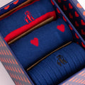 Swole Panda Men's Bamboo Socks Gift Box – 3 Pair Love Heart Set