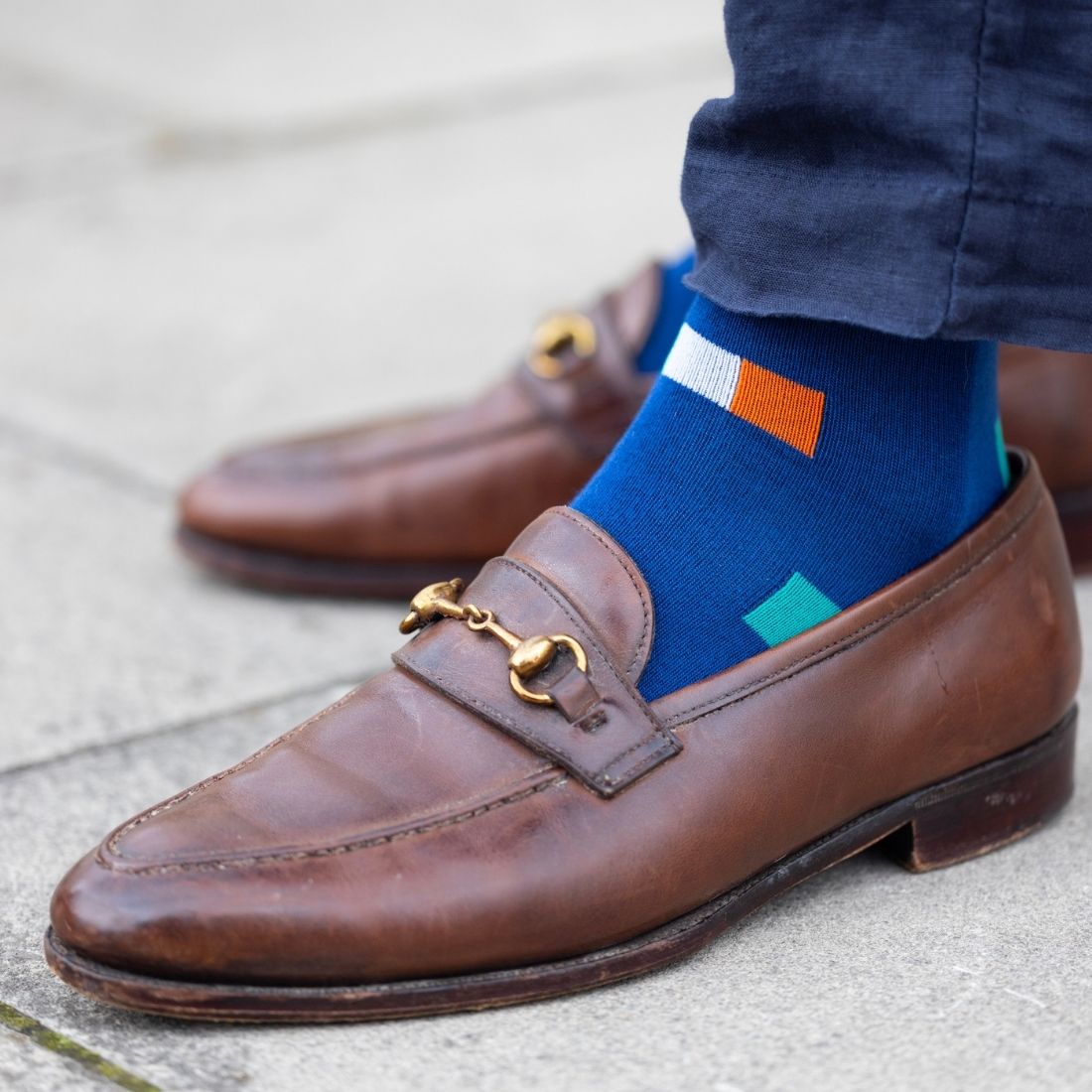 Swole Panda Irish Flag Bamboo Socks – Sustainable Tricolour Design