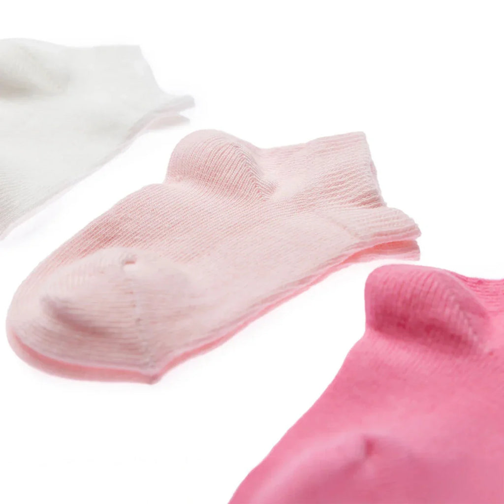 HelloBaby Baby Girl Socks 3 pcs - Pink