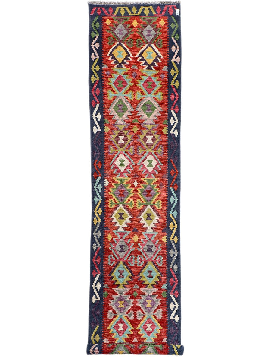 Maimana Kilim Runner - 390 x 86 cm