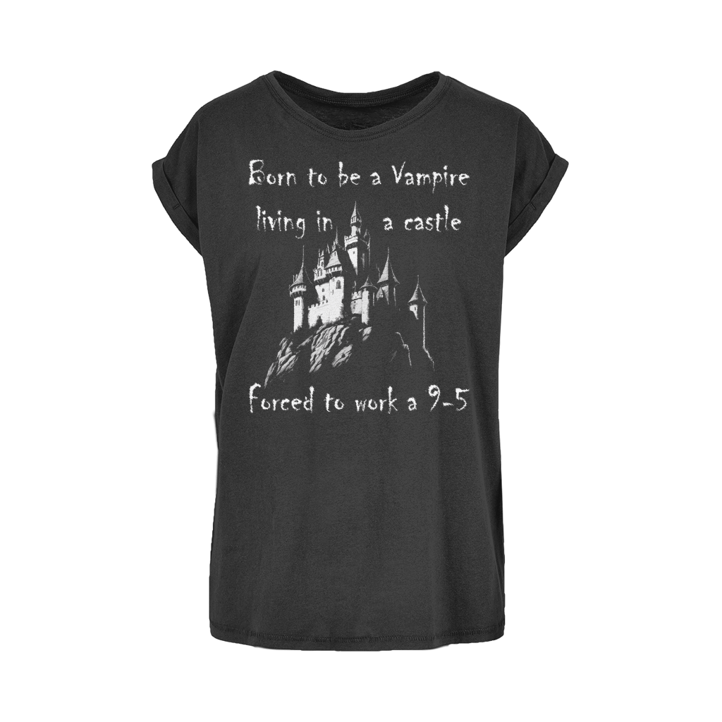 Kate's Clothing Vampire Women's Cotton Extended Shoulder Tee | XS-5XL