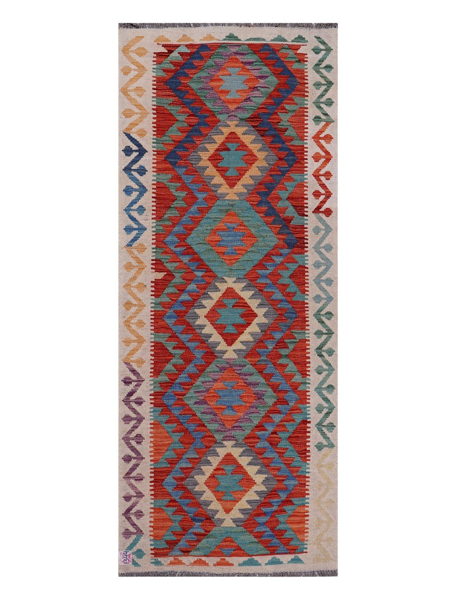 Maimana Kilim - 199 x 79 cm