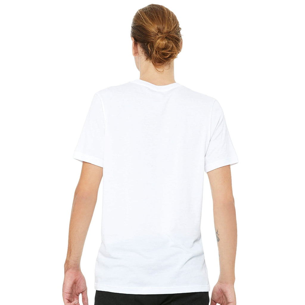 Love Is Love T-Shirt – Retro LGBTQ+ Pride Tee | Bella + Canvas 3001 Premium Unisex Crewneck | Rainbow Pocket Print Gift for All