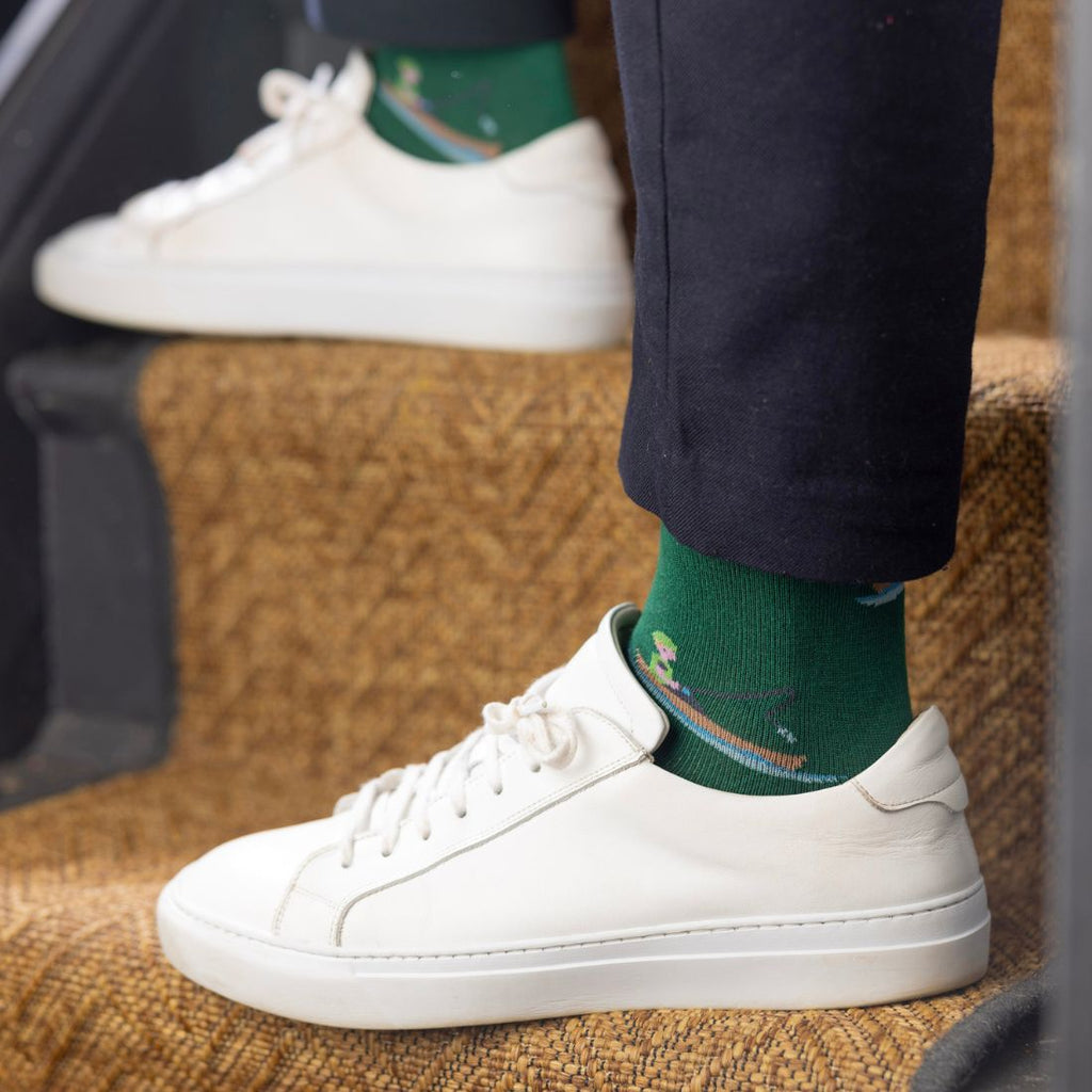 Swole Panda Fisherman Bamboo Socks – Durable & Breathable Outdoor Socks