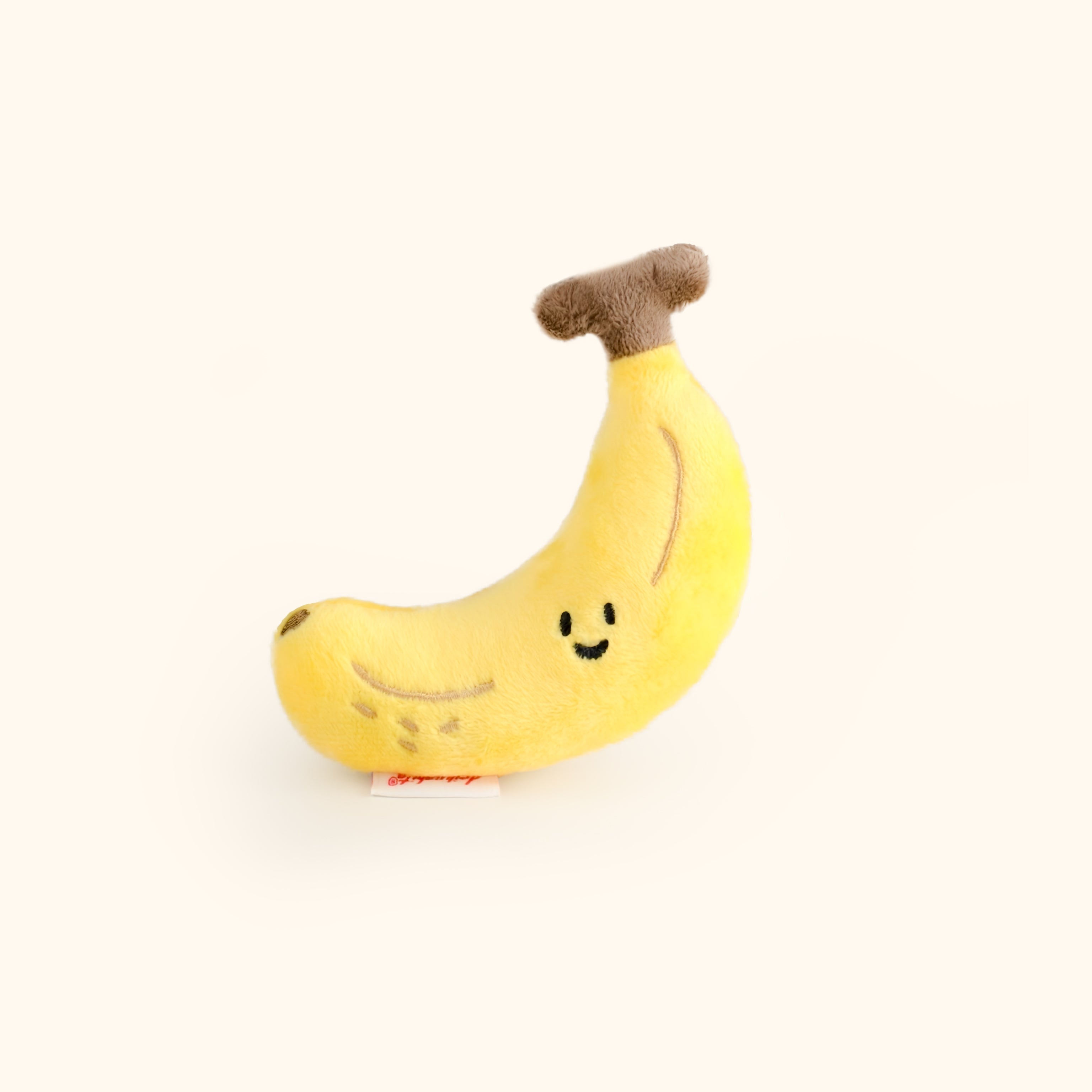 LuLuFun Studio Banana Plush Bag Charm – Soft Kawaii Food Keychain
