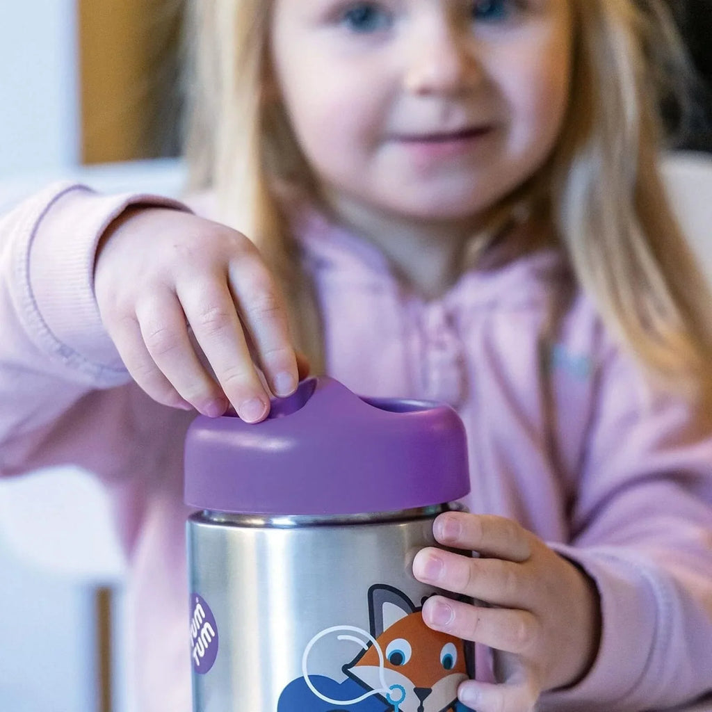 TUM TUM Thermal Food Flask with Magnetic Spork - Felicity Fox