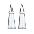 Orsina Glass Oil and Vinegar Set – Cream Plastic and Stainless Steel