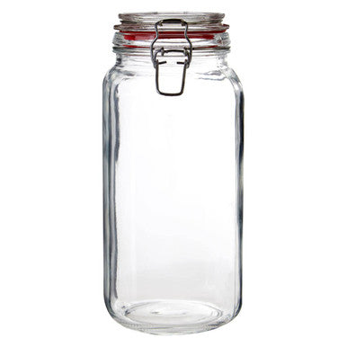 Orsina Luca Deli 2000ml Airtight Glass Storage Jar for Pantry