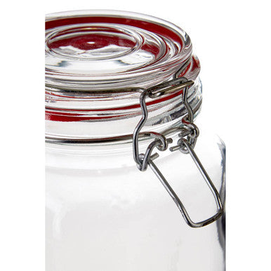 Orsina Luca Deli 2000ml Airtight Glass Storage Jar for Pantry