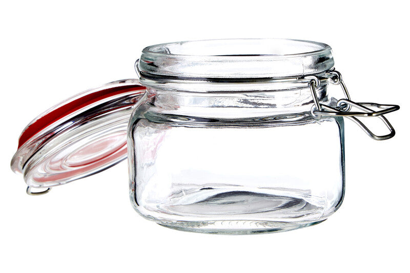 Orsina Luca Square 500ml Deli Jar – Airtight Glass Pantry Storage