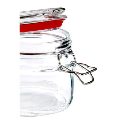Orsina Luca Square 500ml Deli Jar – Airtight Glass Pantry Storage