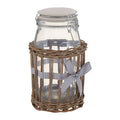 Orsina Country Cottage Glass Storage Jar with Willow Basket – 1500ml