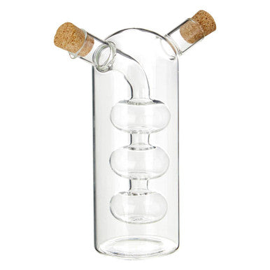 Orsina Montela Dual Chamber Glass Oil and Vinegar Pourer Bottle