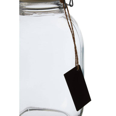 Orsina Grocer Large Glass Storage Jar – 4200ml Airtight Food Canister