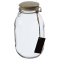 Orsina Grocer 3000ml Glass Storage Jar | Airtight Kitchen Pantry Jar