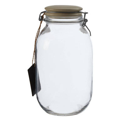 Orsina Grocer 3000ml Glass Storage Jar | Airtight Kitchen Pantry Jar