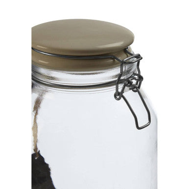 Orsina Grocer 3000ml Glass Storage Jar | Airtight Kitchen Pantry Jar