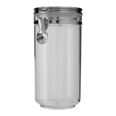 Orsina Gozo Airtight Glass Jar with Silver Clip Lid - 1100 ml