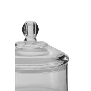Orsina Gozo Transparent Round Jar 600ml – Airtight Food Storage