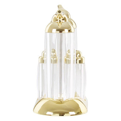 Orsina Gozo Gold 4-Piece Condiment Set | Oil, Vinegar, Salt & Pepper