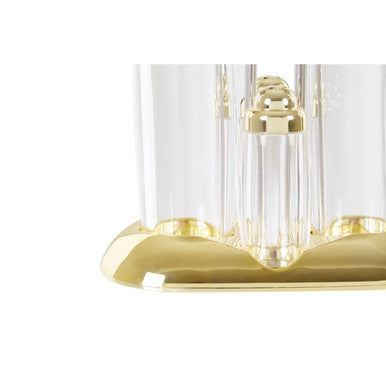 Orsina Gozo Gold 4-Piece Condiment Set | Oil, Vinegar, Salt & Pepper