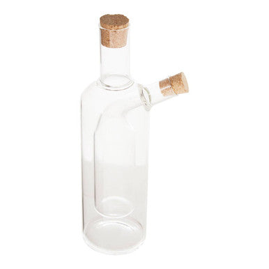 Orsina Montela 2-in-1 Glass Oil and Vinegar Dispenser Bottle