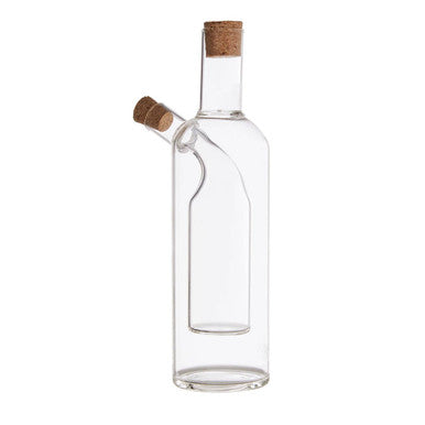 Orsina Montela 2-in-1 Glass Oil and Vinegar Dispenser Bottle