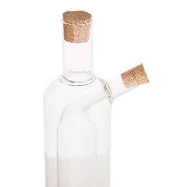 Orsina Montela 2-in-1 Glass Oil and Vinegar Dispenser Bottle