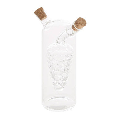 Orsina Montela Oil and Vinegar Glass Bottle – Dual Chamber Dispenser