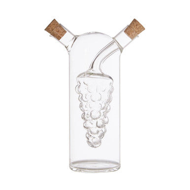 Orsina Montela Oil and Vinegar Glass Bottle – Dual Chamber Dispenser