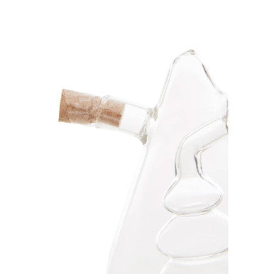 Orsina Montela Dual Oil and Vinegar Glass Bottle – 2-in-1 Cruet