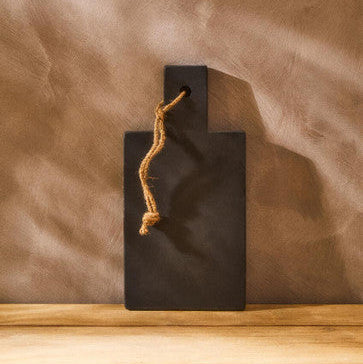Orsina Preto Small Slate Paddle Chopping and Serving Board