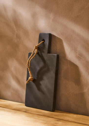 Orsina Preto Small Slate Paddle Chopping and Serving Board