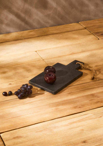 Orsina Preto Small Slate Paddle Chopping and Serving Board