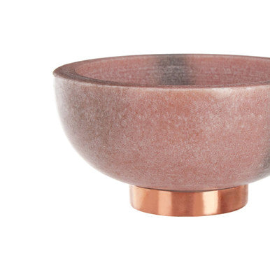 Orsina Monzaro Marble Dipping Bowls – Set of 3 Black White Pink Gold