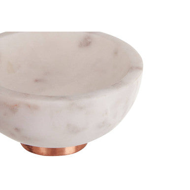 Orsina Monzaro Marble Dipping Bowls – Set of 3 Black White Pink Gold