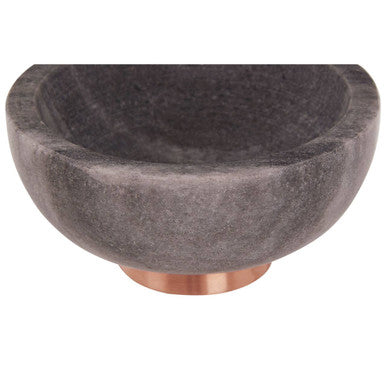 Orsina Monzaro Marble Dipping Bowls – Set of 3 Black White Pink Gold