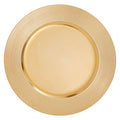 Orsina Dia Gold Charger Plate – Ribbed Rim Luxury Table Decor