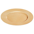 Orsina Dia Gold Hammered Effect Charger Plate – Luxury Table Decor
