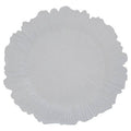 Orsina Dia White Reef Charger Plate – Textured Coastal Tableware
