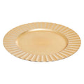 Orsina Gold Finish Wave Rim Charger Plate – Elegant Table Decor