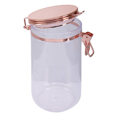 Orsina Gozo 1100ml Glass Storage Jar with Airtight Copper Lid