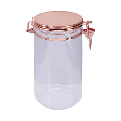 Orsina Gozo 1100ml Glass Storage Jar with Airtight Copper Lid