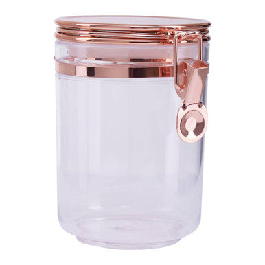 Orsina Gozo 800ml Glass Storage Jar with Airtight Copper Lid